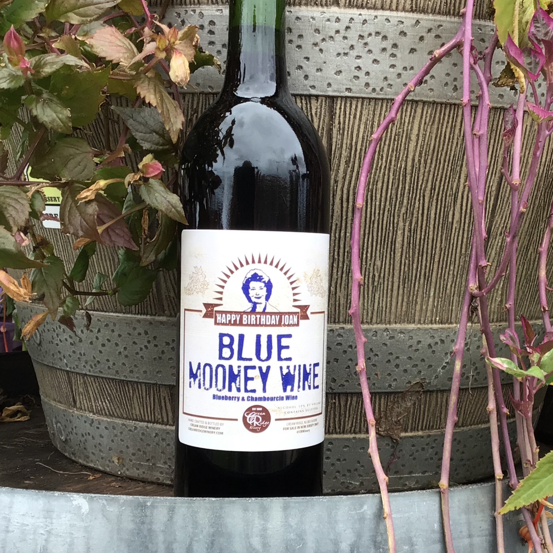 Cread Ridge Winery Blue Mooney | Cream Ridge Winery